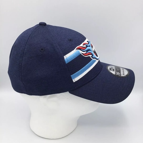 NEW ERA Tennessee Titans 39THIRTY NFL Sideline Flex Hat Navy Size M/L*NEW* - Picture 3 of 7